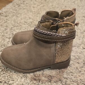 Carter's Brown Glitter Kids Boots